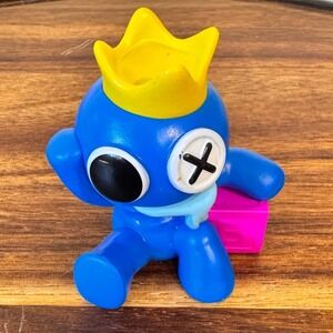 PhatMojo Rainbow Friends Blue Figure Blue Crown Block Toy 2307013